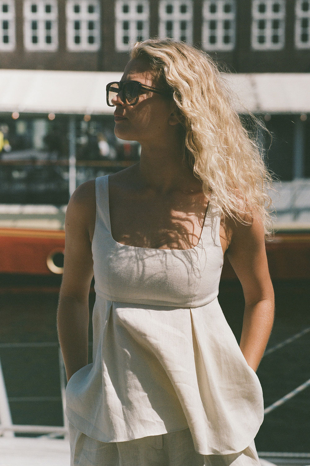 Ellie Top Ecru - Final Sale