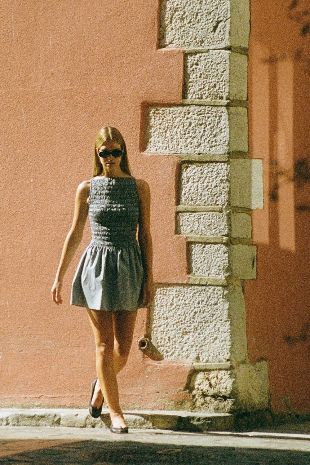Noa Mini Dress Gingham Black - Final Sale