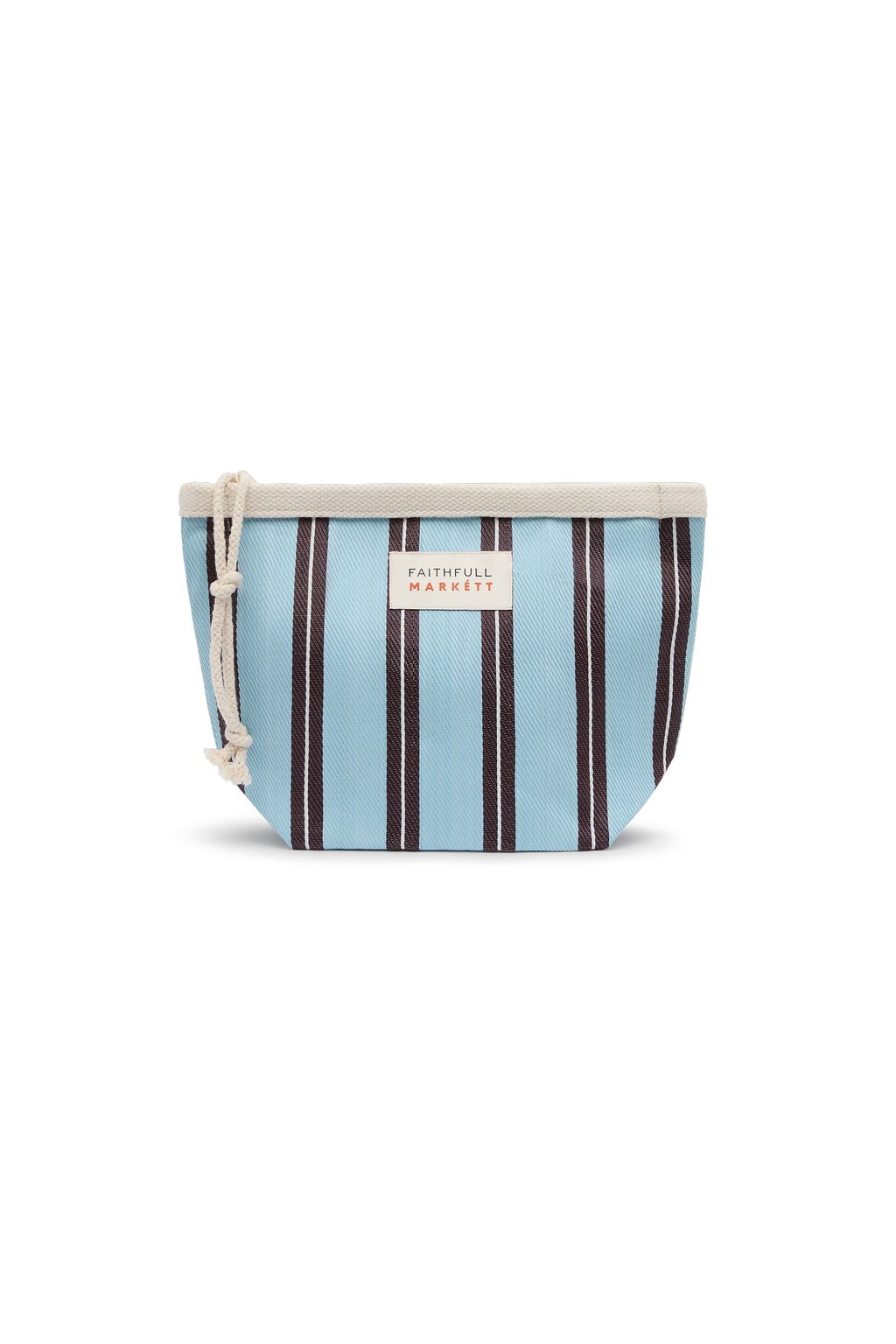 MARKÉTT Maxi Pouch Stripe Aqua Chocolate - Final Sale
