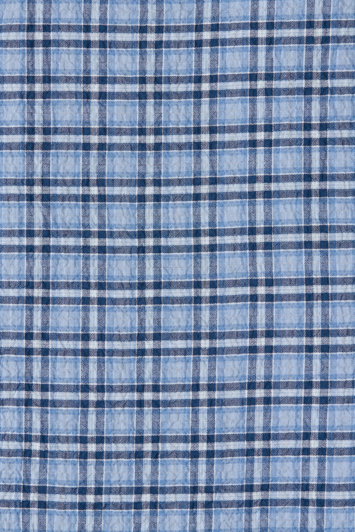 Pelea Top Vintage Blue Check