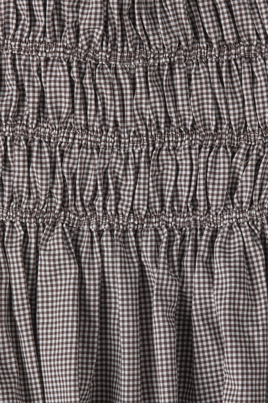 Janne Mini Dress Hanne Gingham Espresso - Final Sale