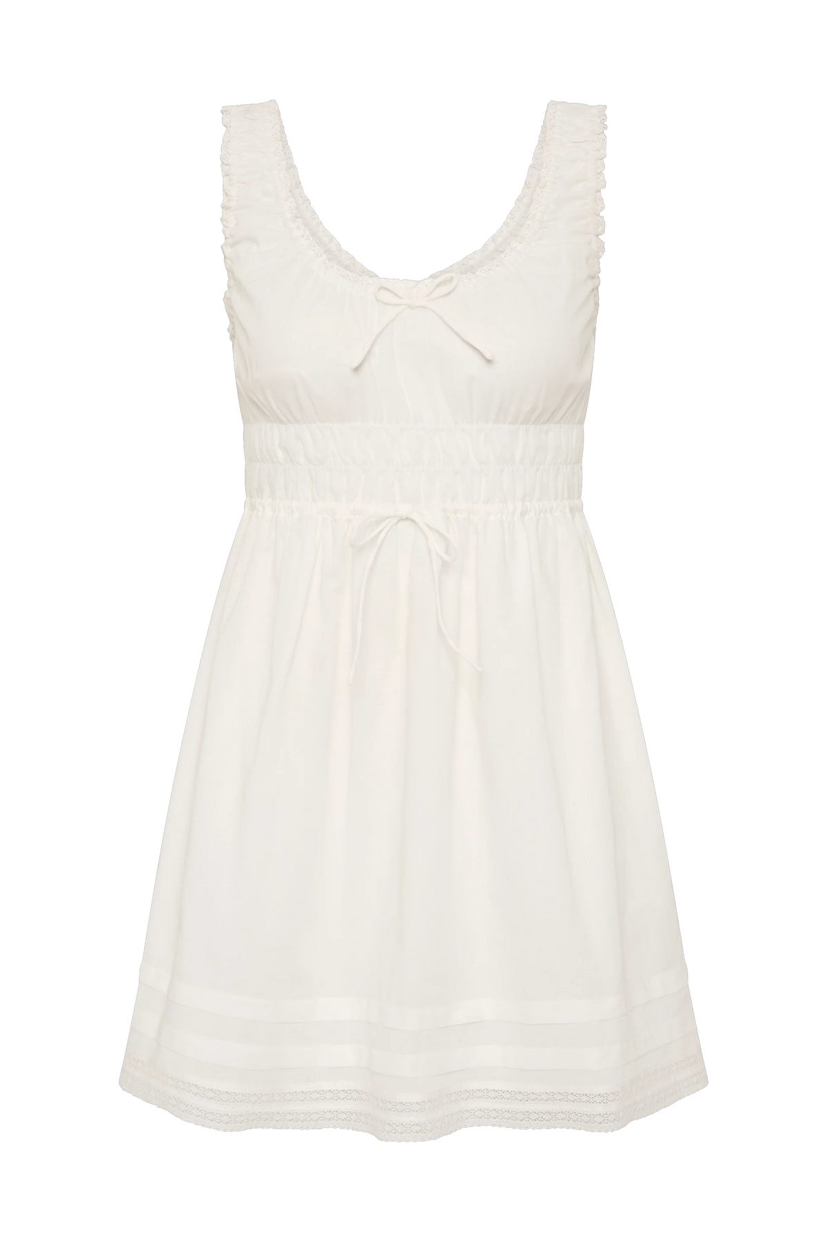 Juliet Mini Dress White - Final Sale