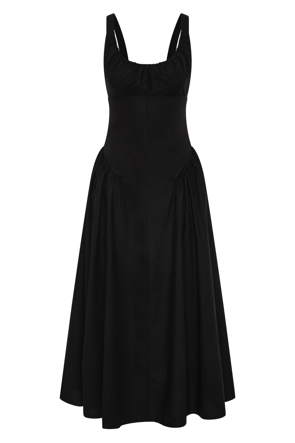 Olas Midi Dress Black - Final Sale