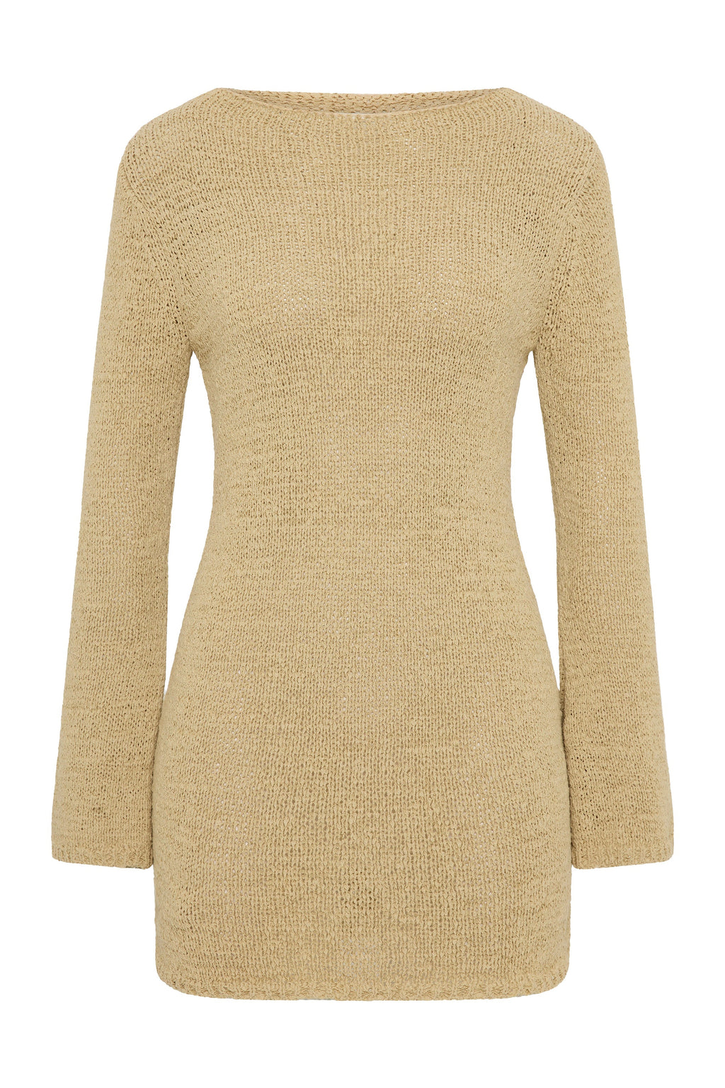 Micah Mini Dress Wheat - Final Sale