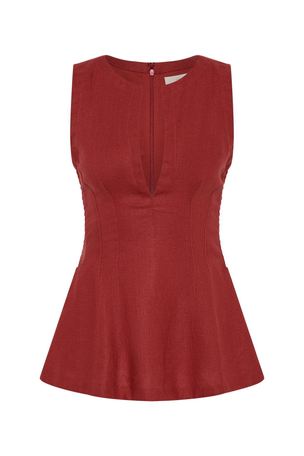 Melia Top Deep Red - Final Sale