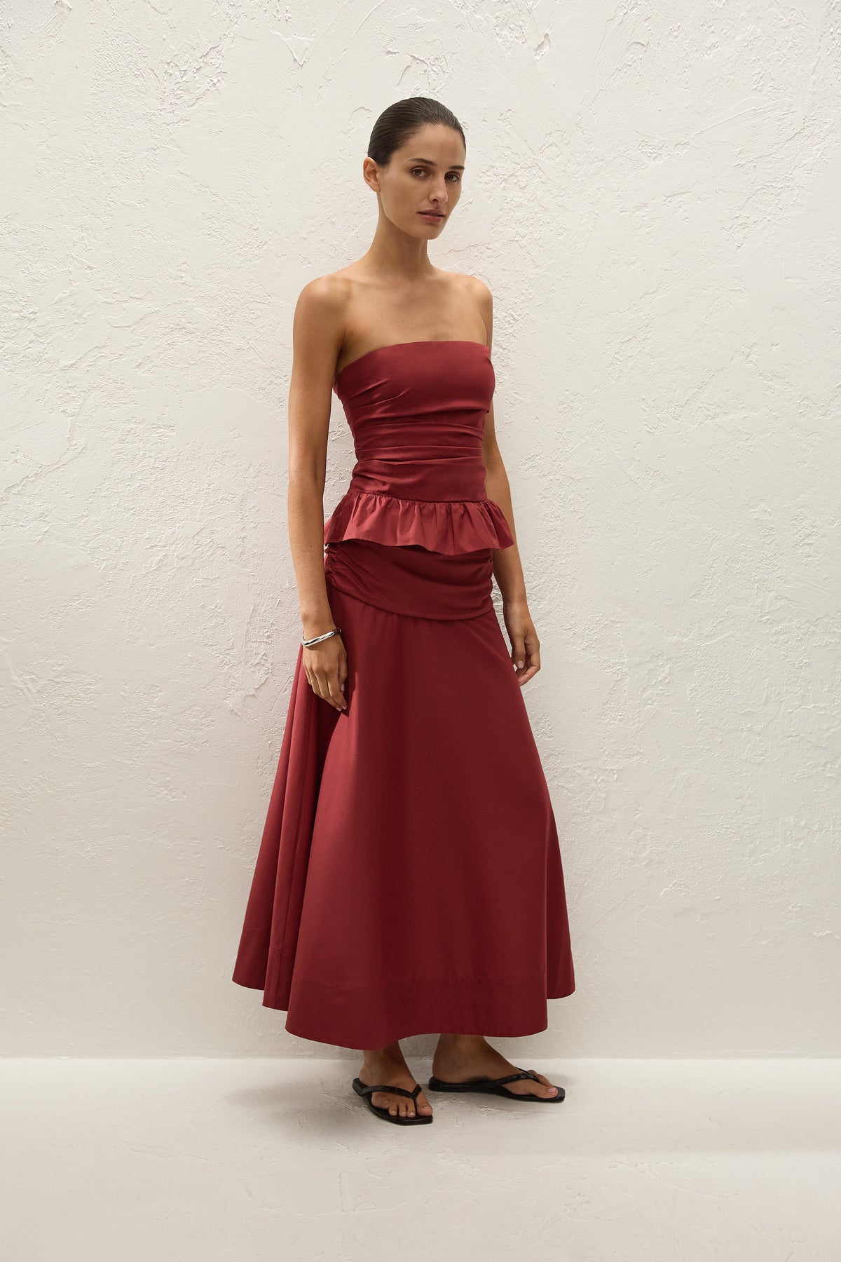 Simone Skirt Porto Red