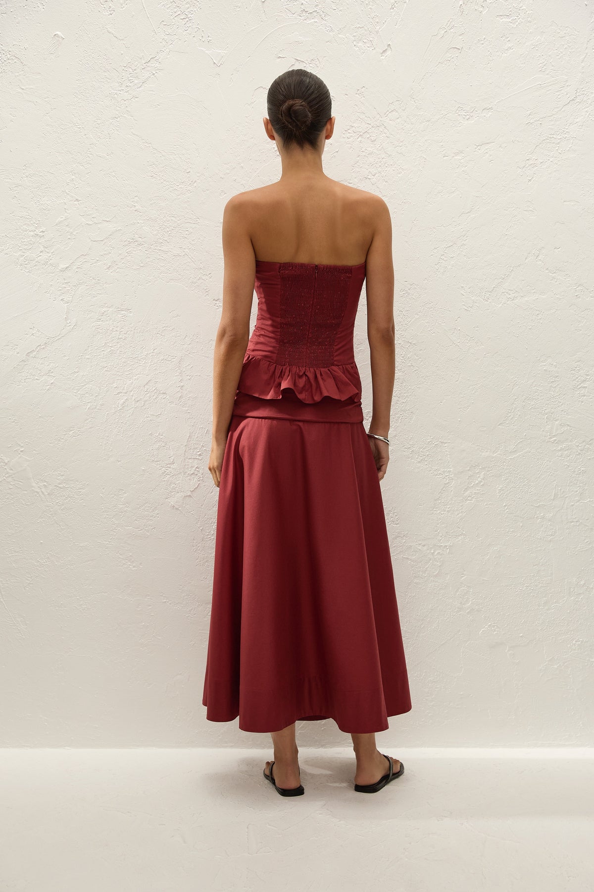 Simone Skirt Porto Red