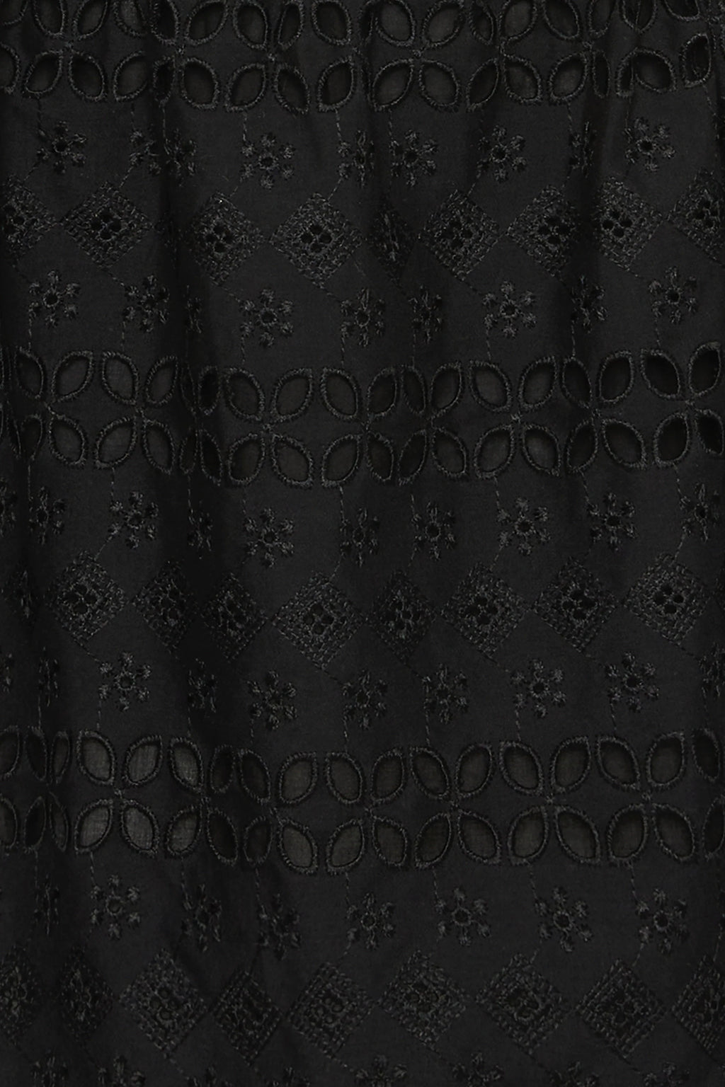 Mitla Top Rosa Broderie Black - Final Sale