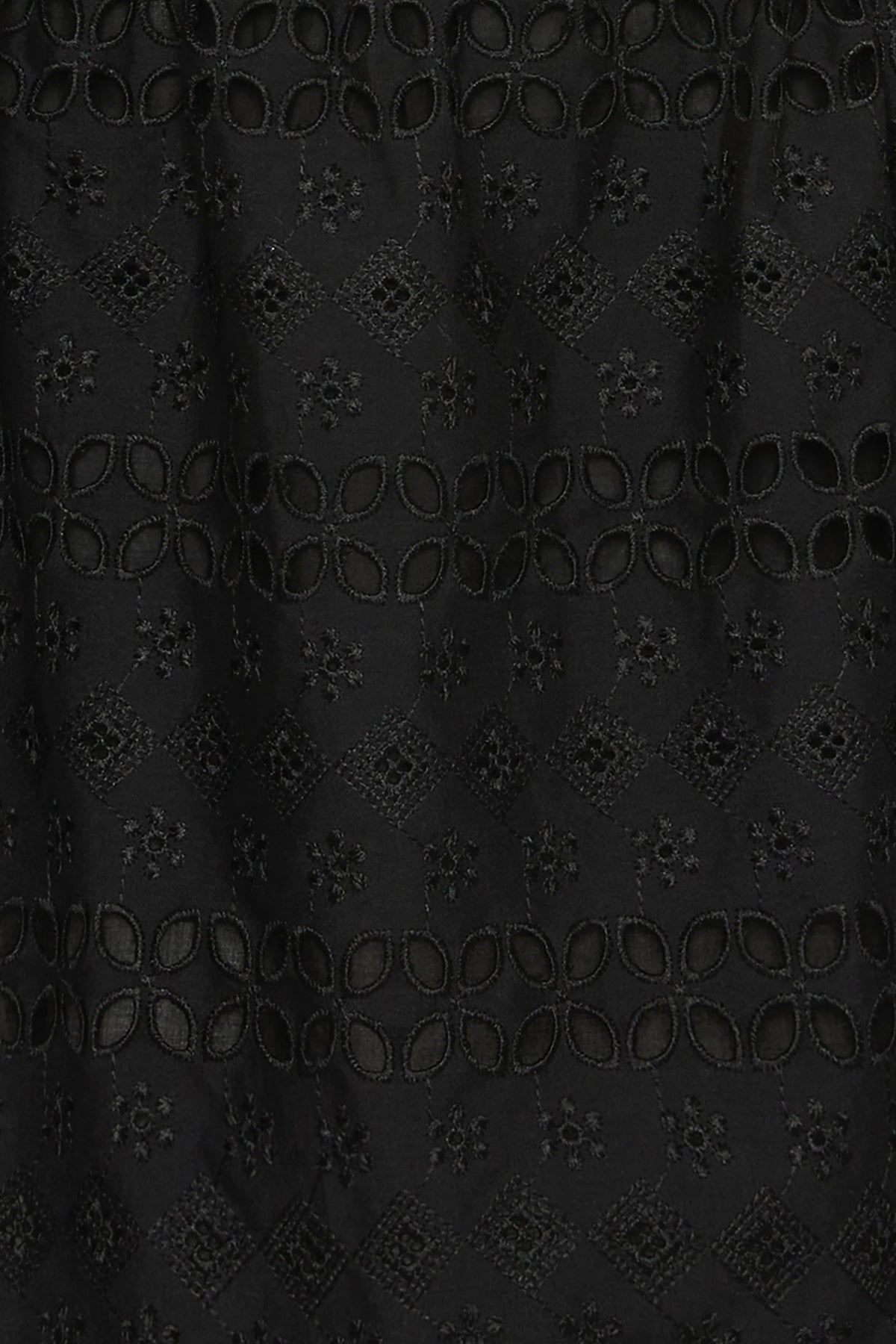 Mitla Top Rosa Broderie Black - Final Sale