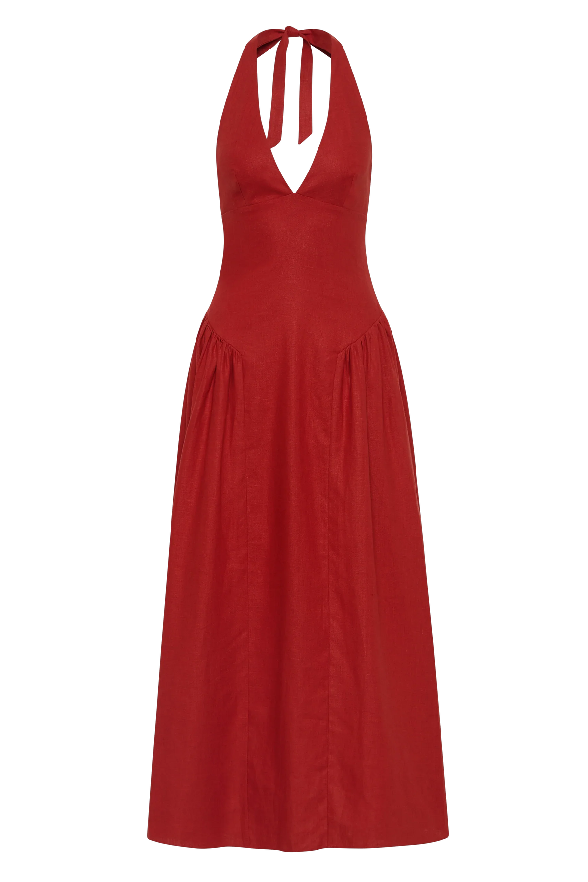 La Cala Midi Dress Chilli