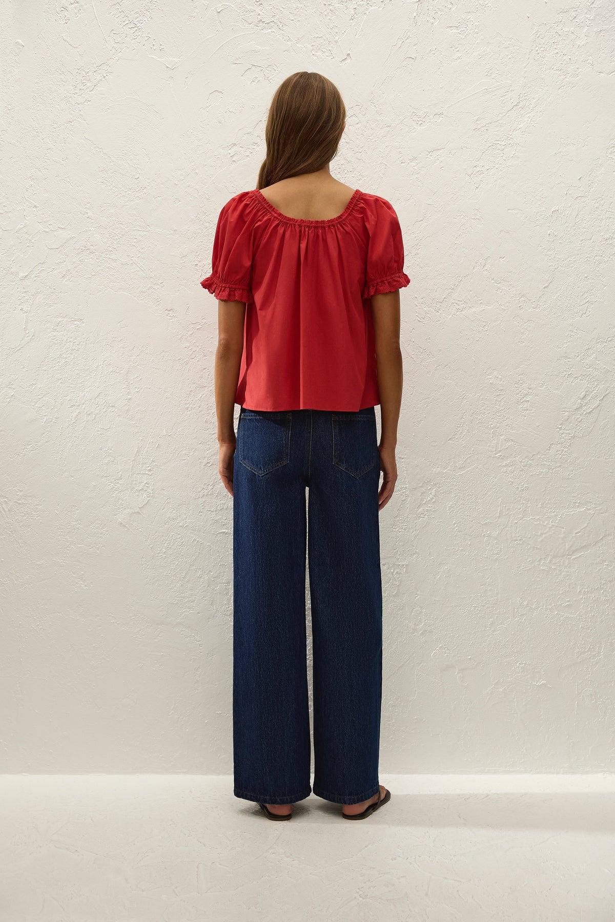 Quinta Wide Jean Dark Indigo