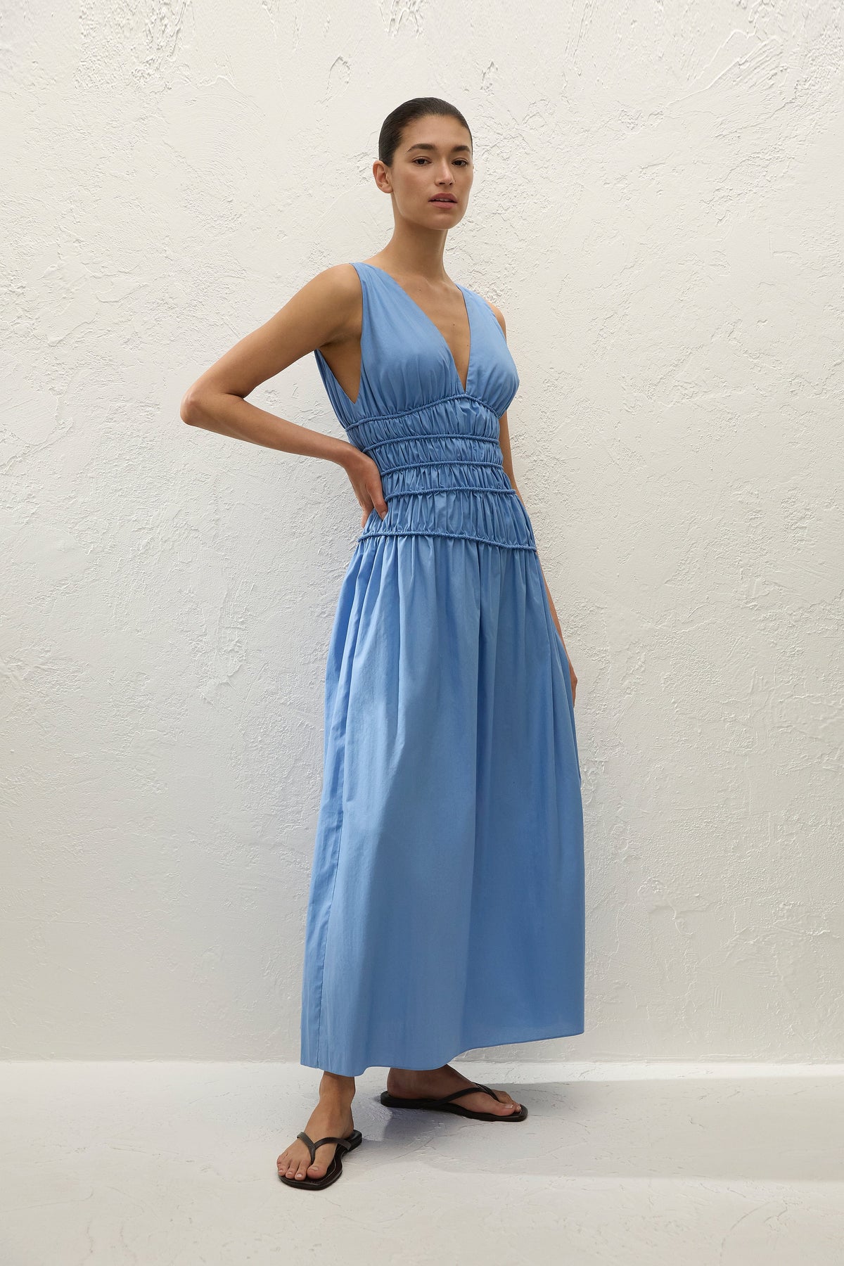 Saja Maxi Dress Venice Blue - Final Sale
