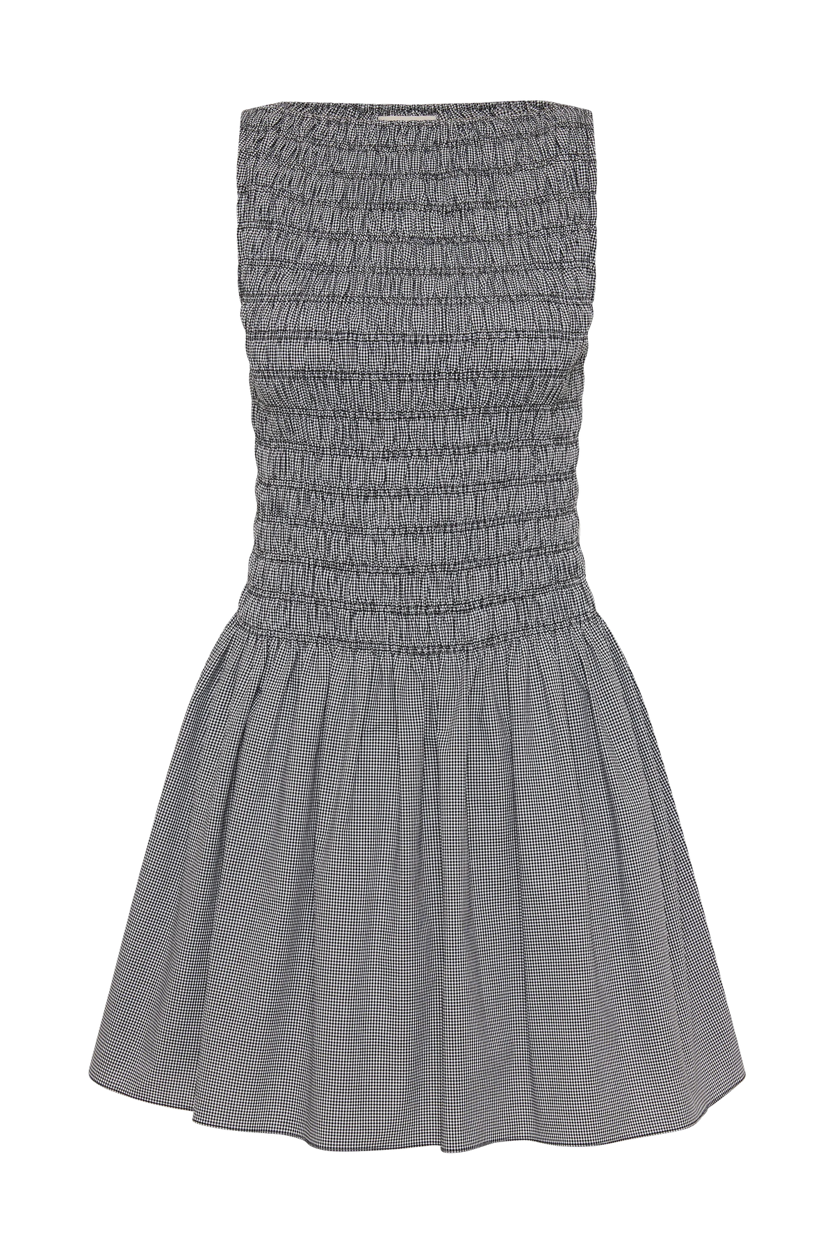 Noa Mini Dress Gingham Black - Final Sale