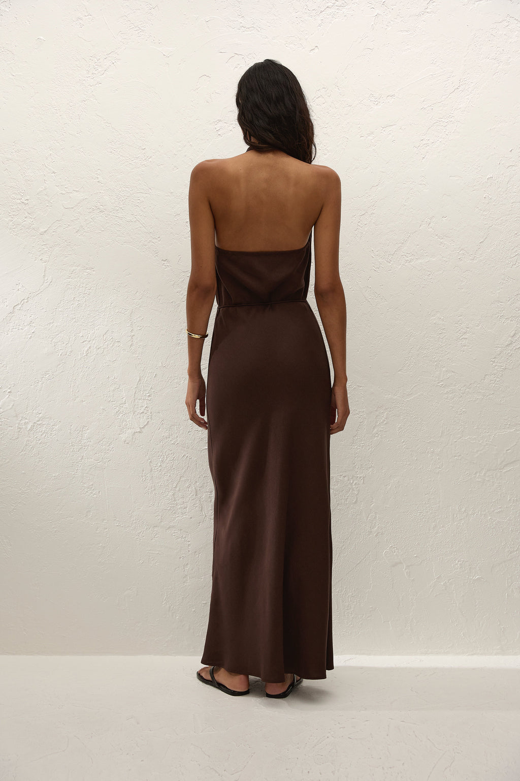 Izaro Maxi Dress Chocolate