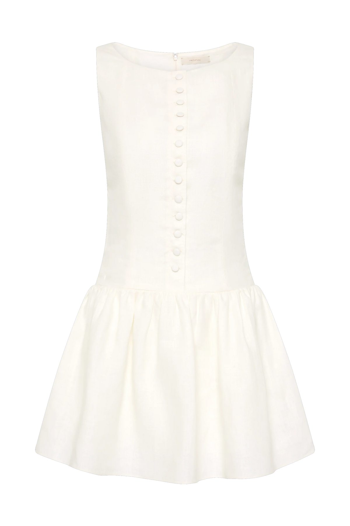 Blair Mini Dress White - Final Sale