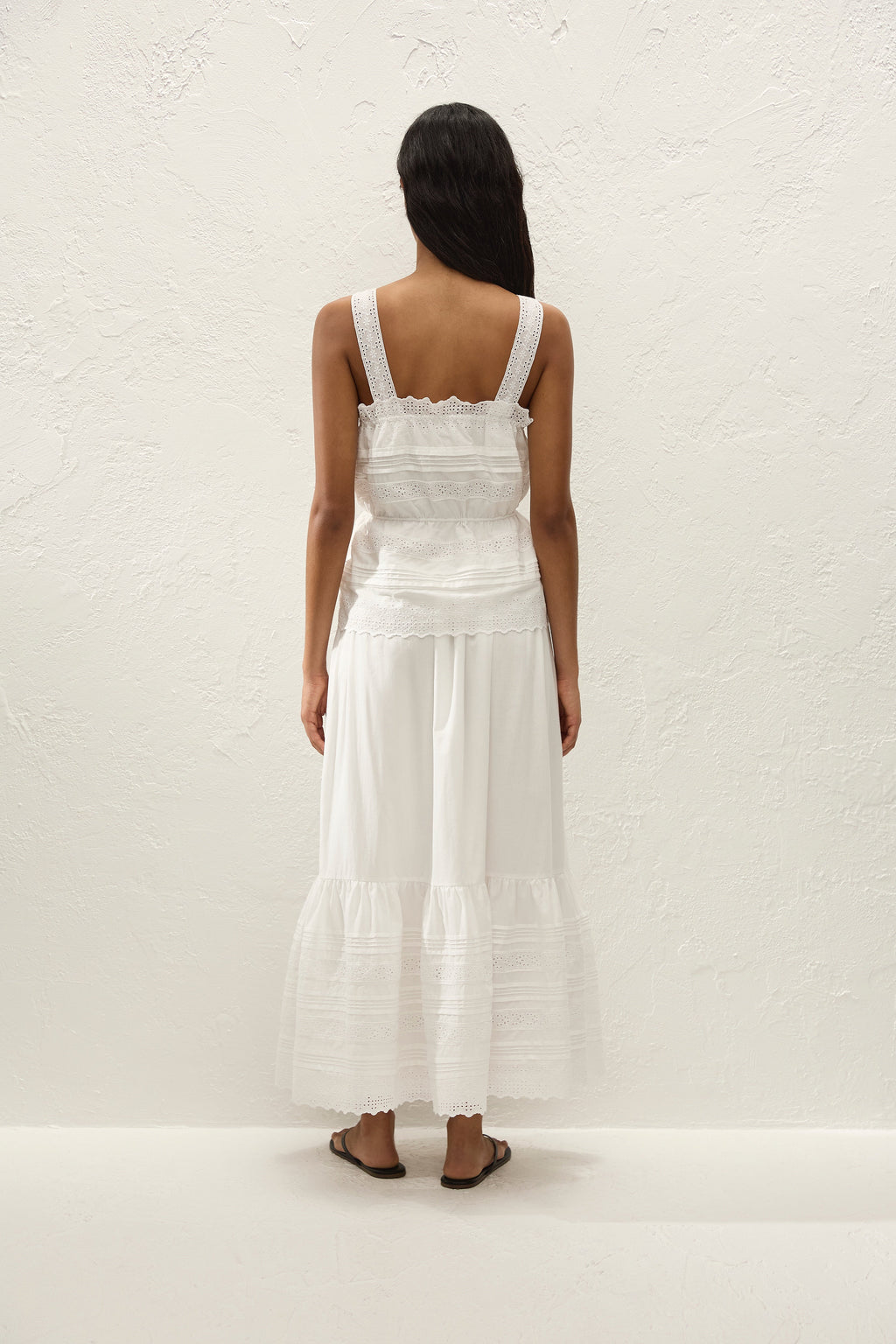 Dalila Top Fernanda Lace Antique White