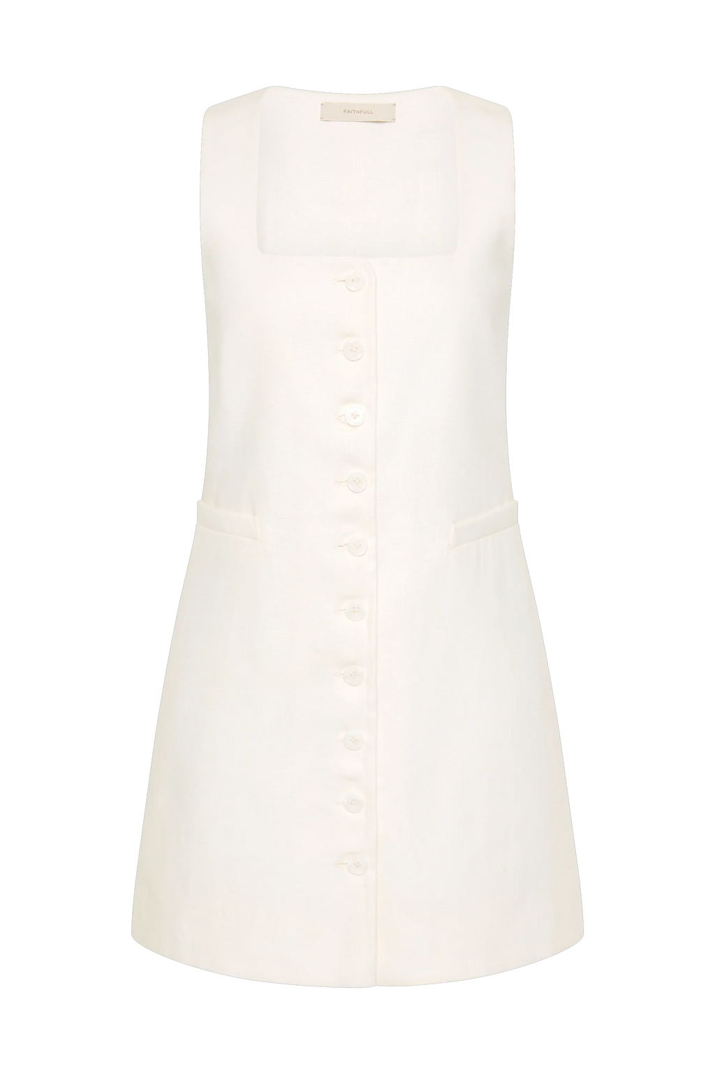 Jaques Mini Dress White
