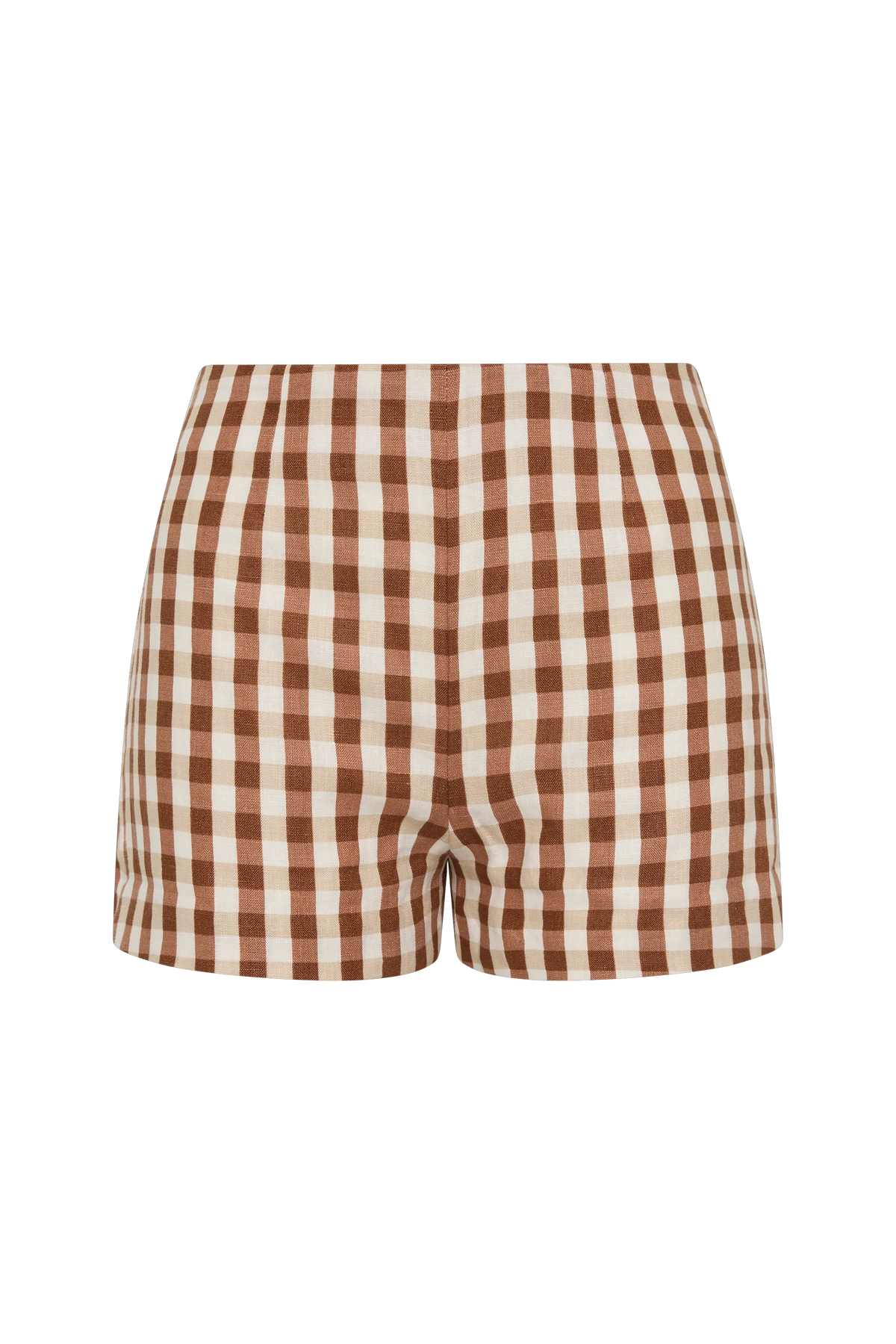 Lila Mini Short Gingham Cedar - Final Sale