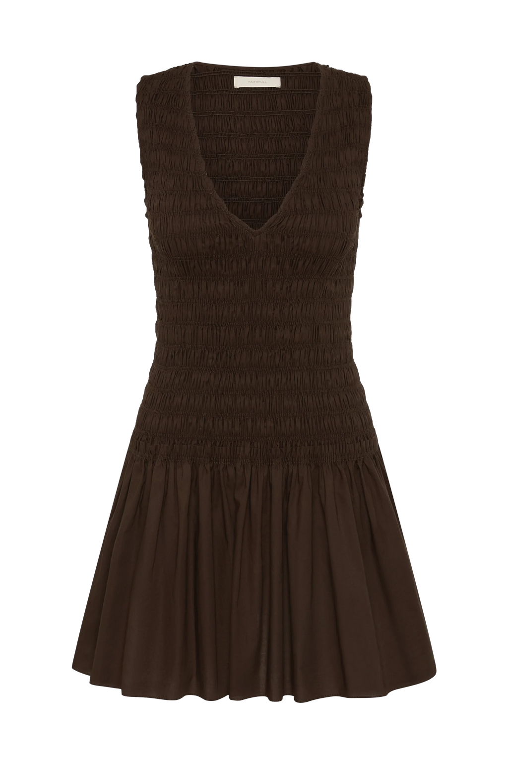 Palomar Mini Dress Espresso - Final Sale