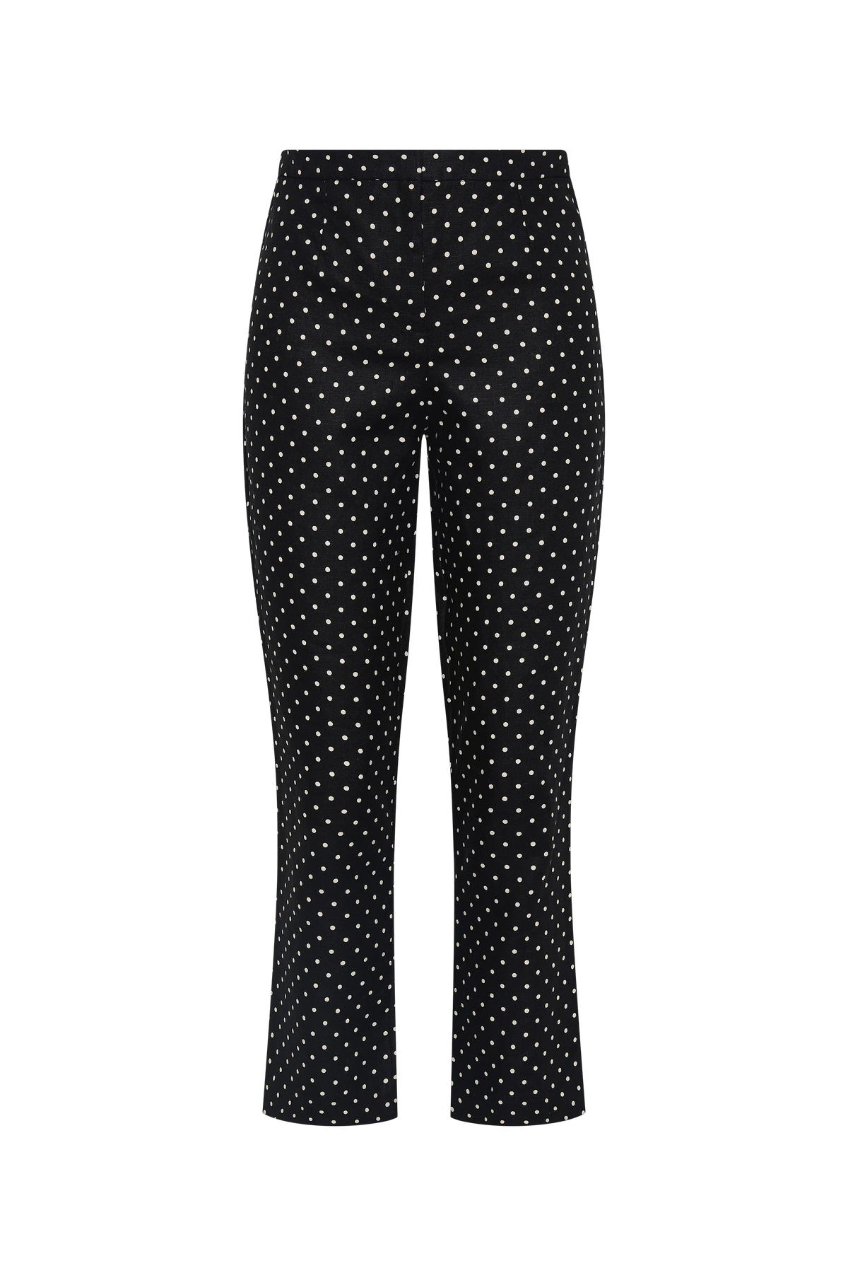 Iria Capri Pant Lola Polka Dot Black Cream