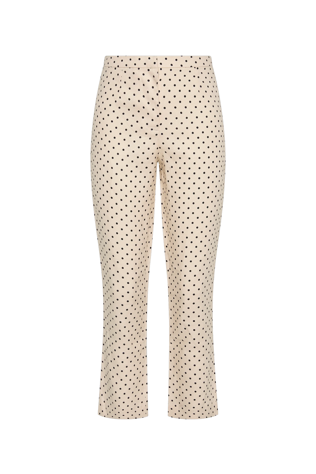 Iria Capri Pant Lola Polka Dot Cream Black