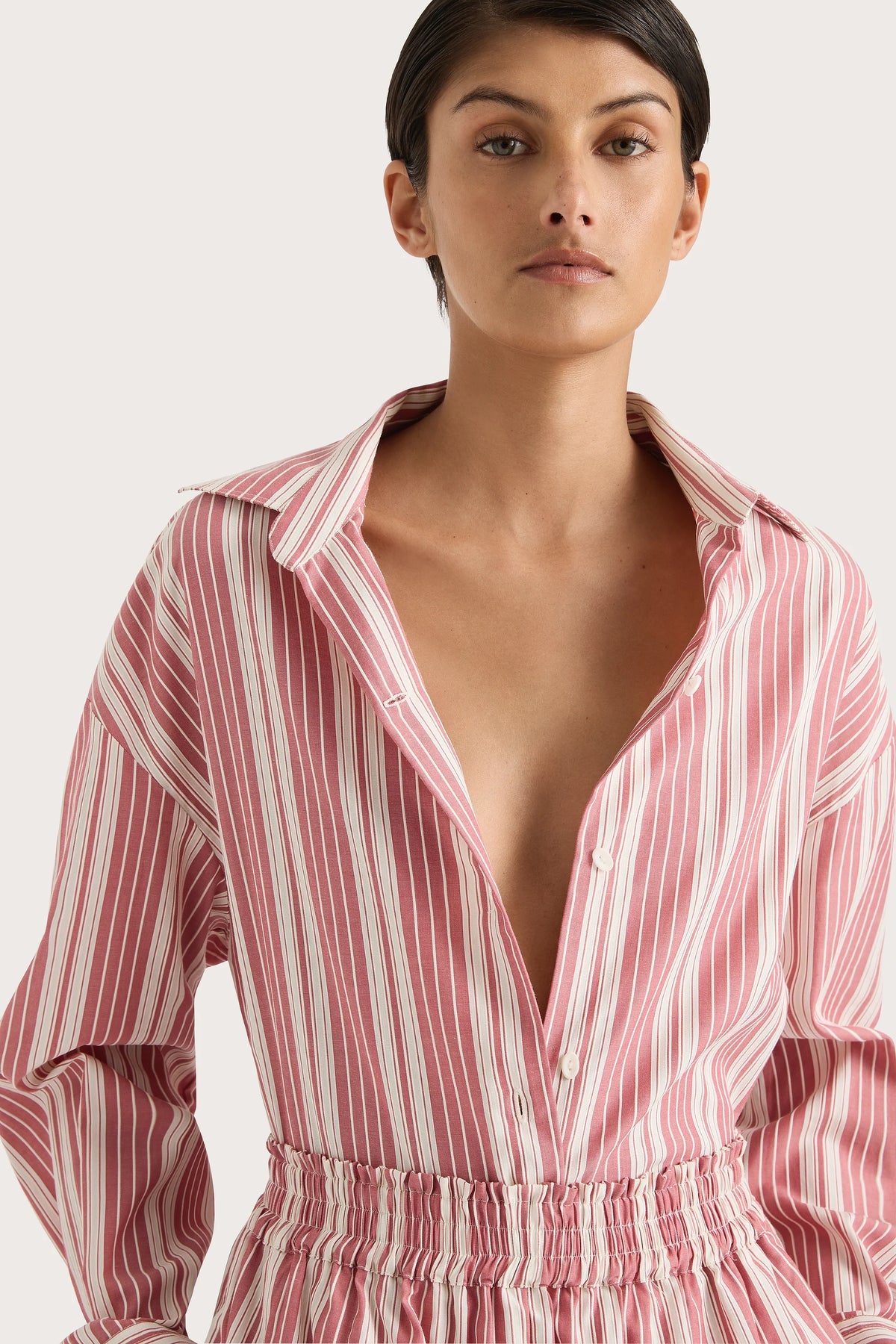 En Vau Shirt Cherry Stripe - Final Sale