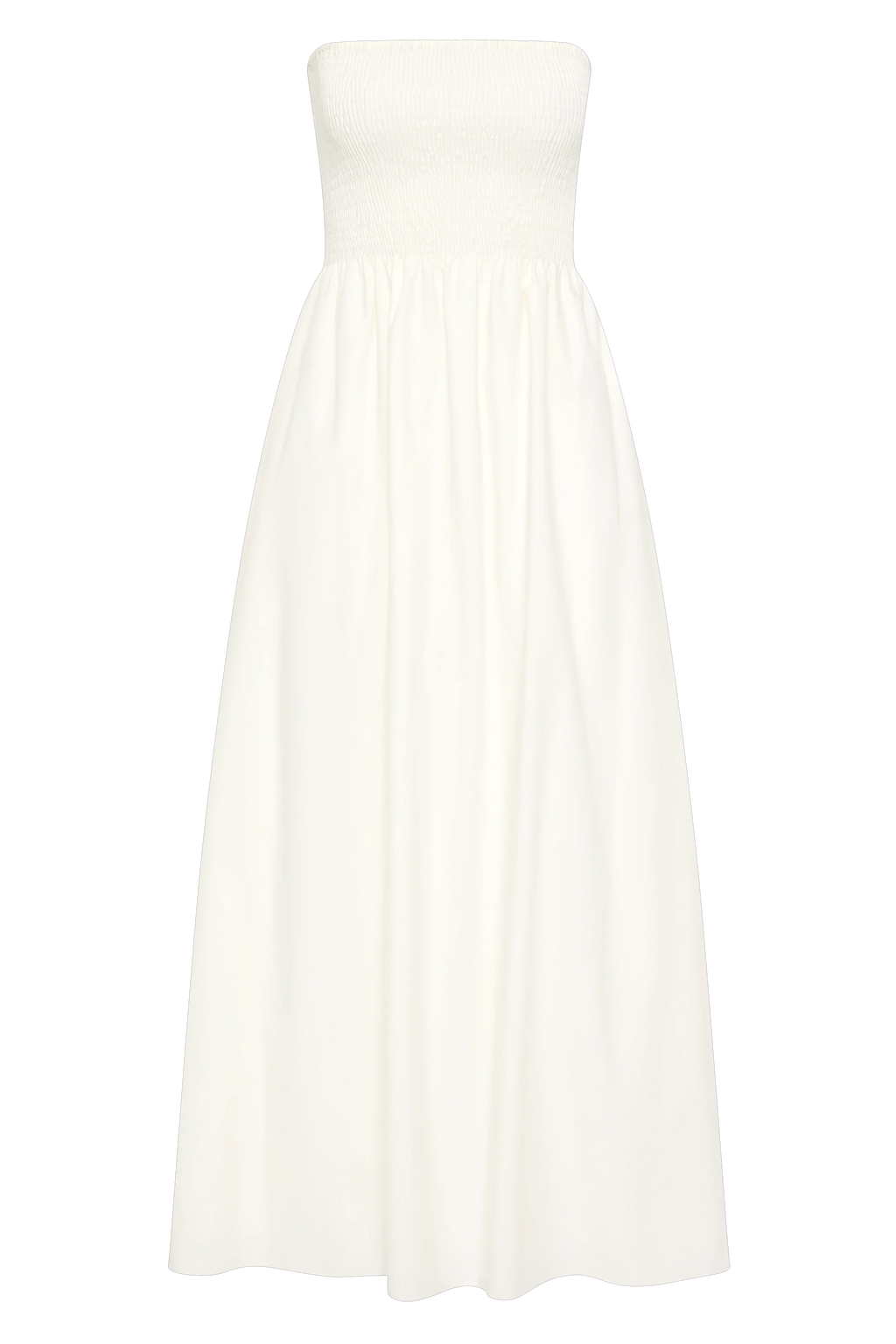 Jamie Midi Dress White