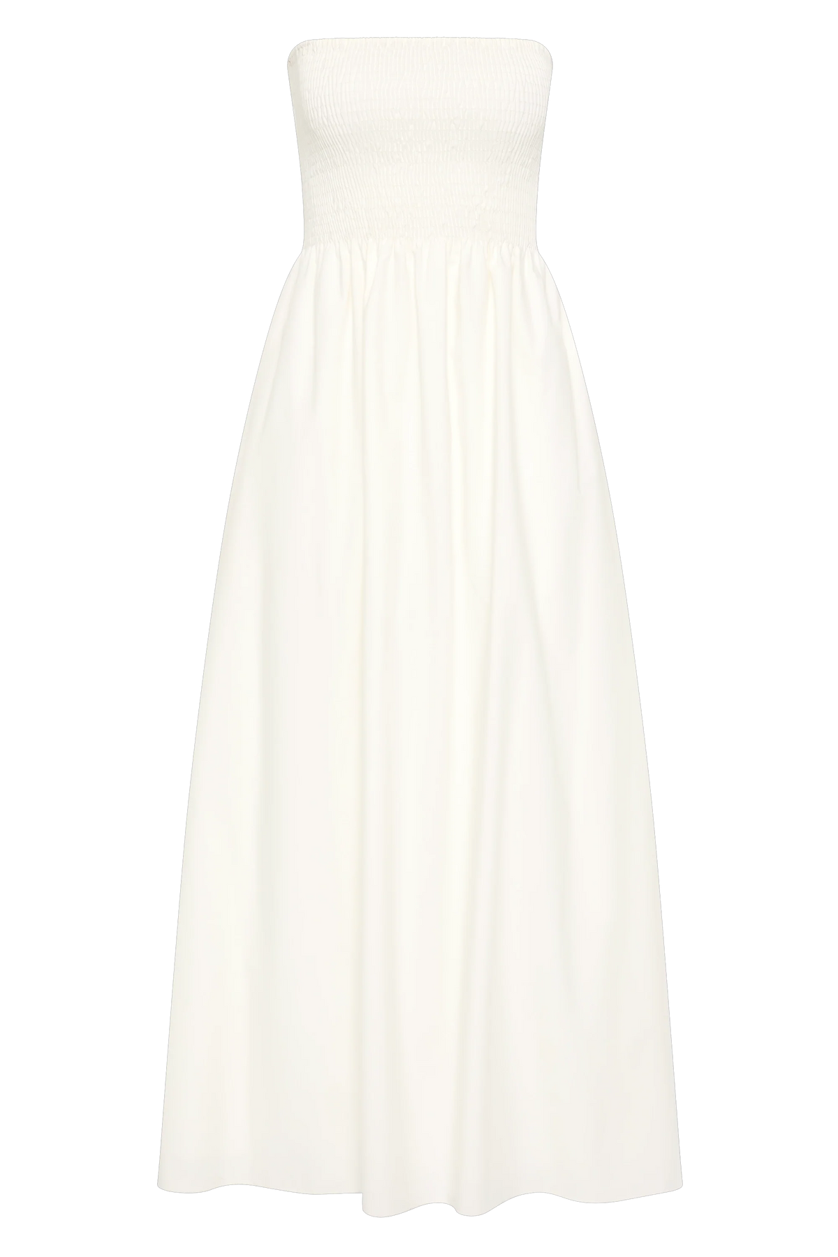 Jamie Midi Dress White