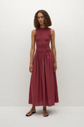 Margot Midi Dress Rhubarb - Final Sale