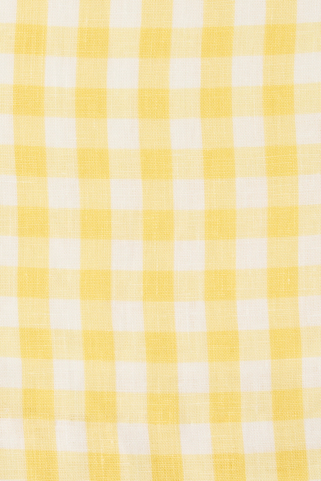 Venza Mini Dress Gingham Pale Yellow