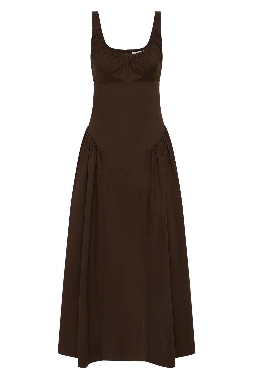 Marcella Midi Dress Espresso - Final Sale