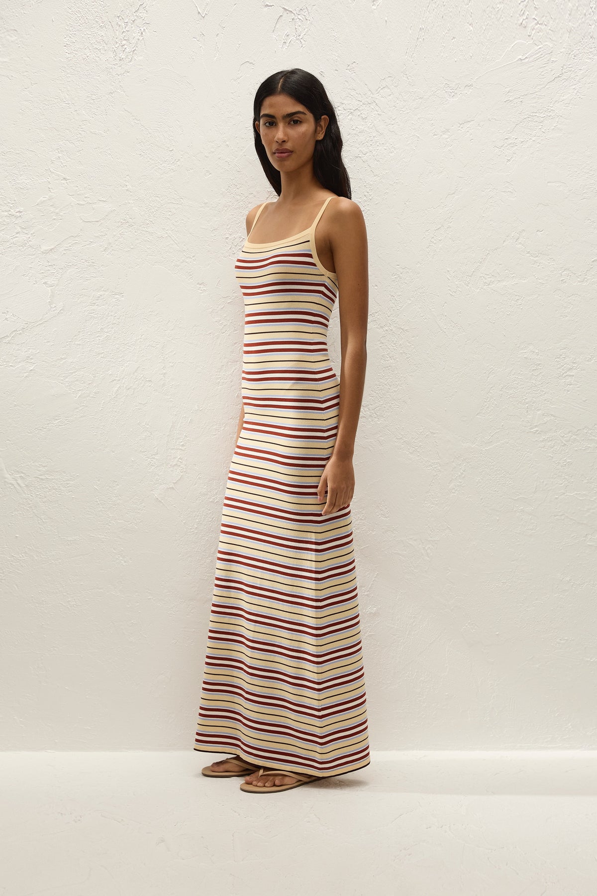 Doris Maxi Dress Cila Stripe Butter