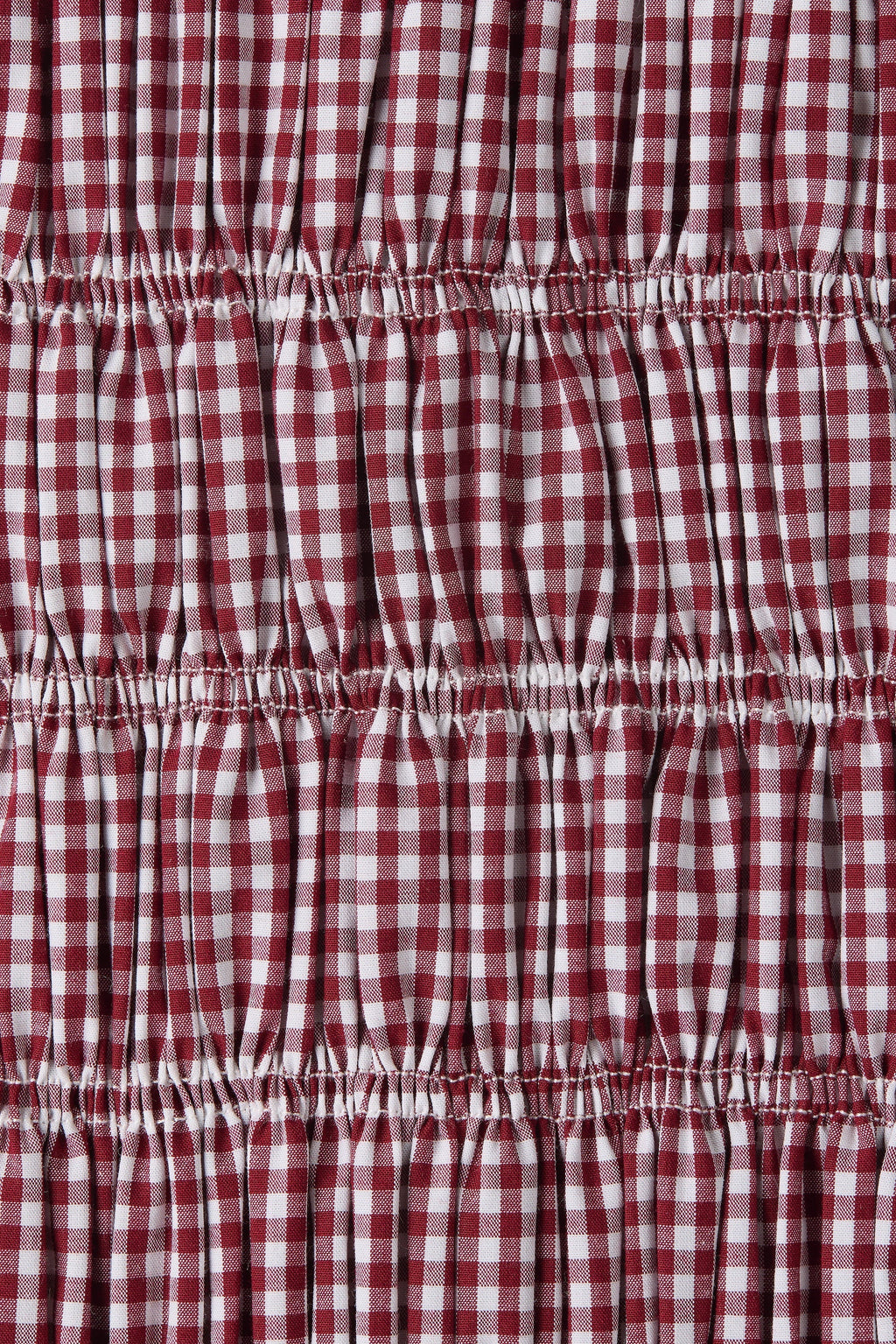 Heidi Top Gingham Red - Final Sale