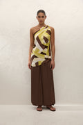 Kortez Top Mila Geometric Print