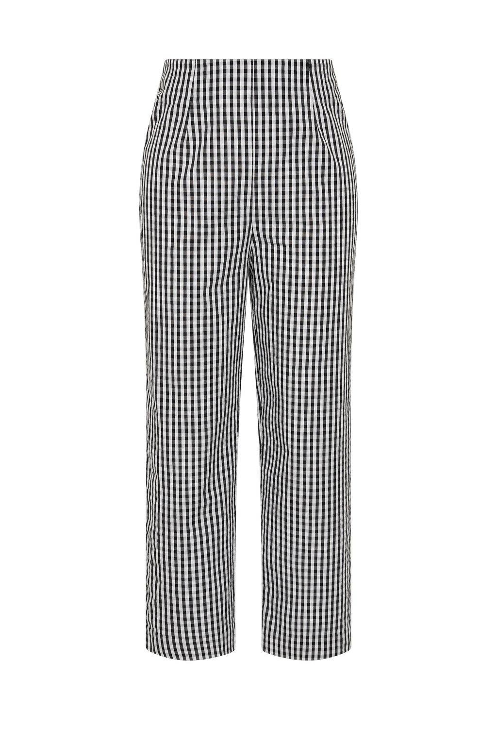 Claudine Pant Black Textured Gingham - Final Sale