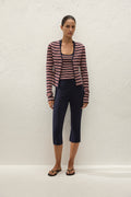 Doris Cardigan Cila Stripe Navy