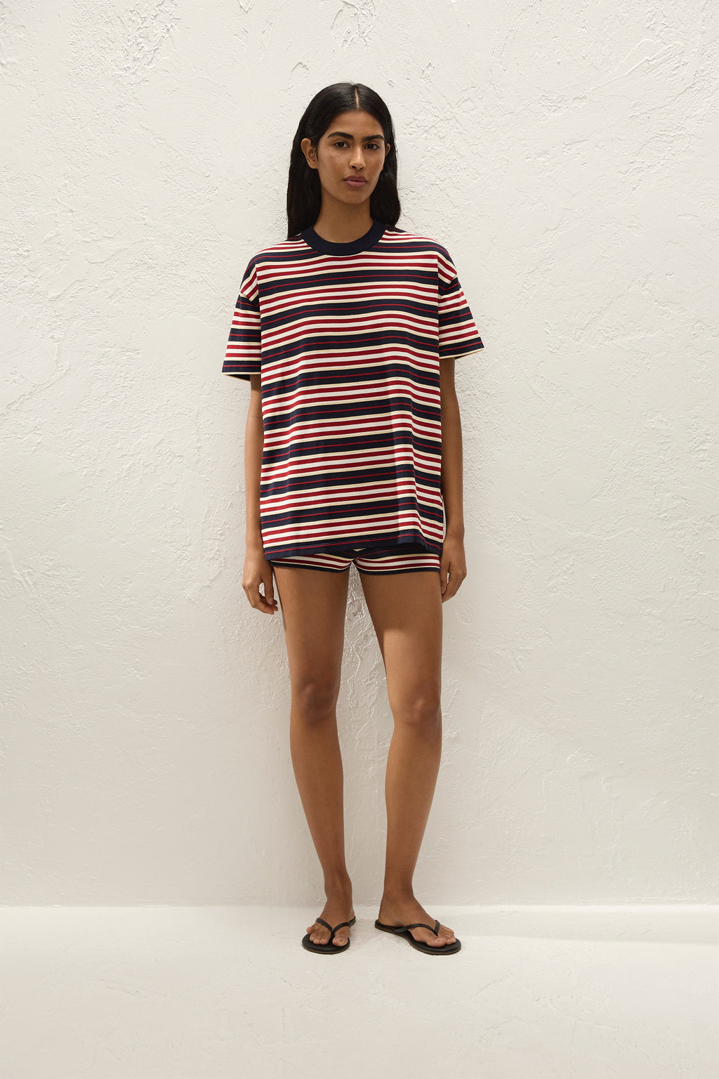 Le Paz Top Cila Stripe Navy