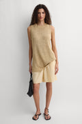 The Knit Vest Wheat
