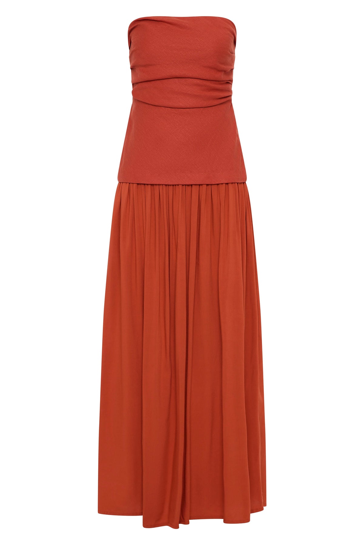 Hedy Maxi Dress Dusty Tomato - Final Sale