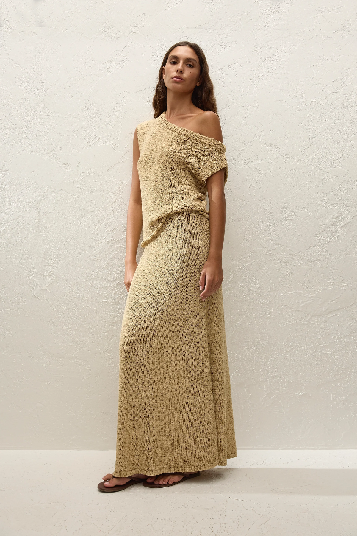 Micah Skirt Wheat - Final Sale