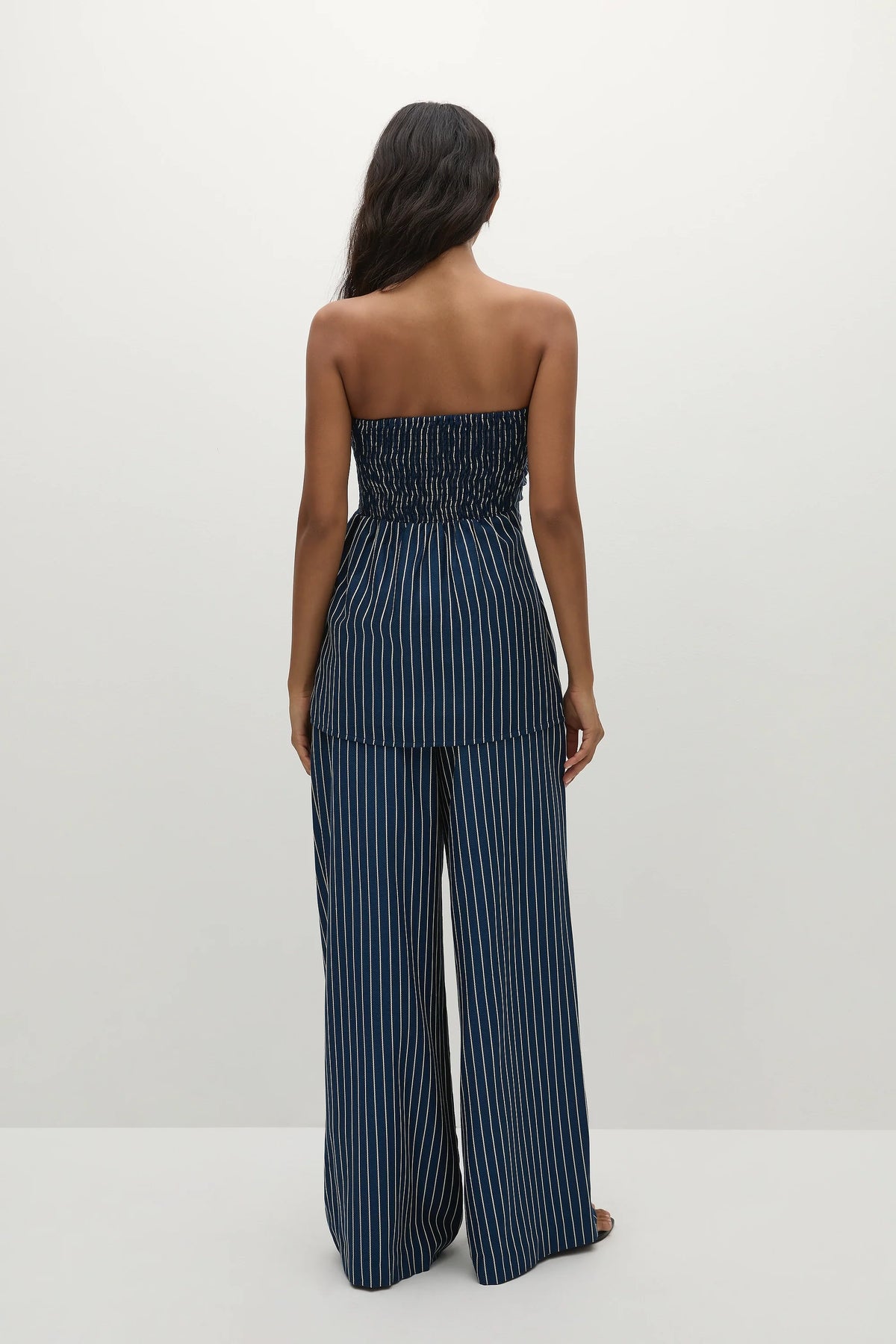 Britta Top Chevron Stripe Vintage Navy - Final Sale