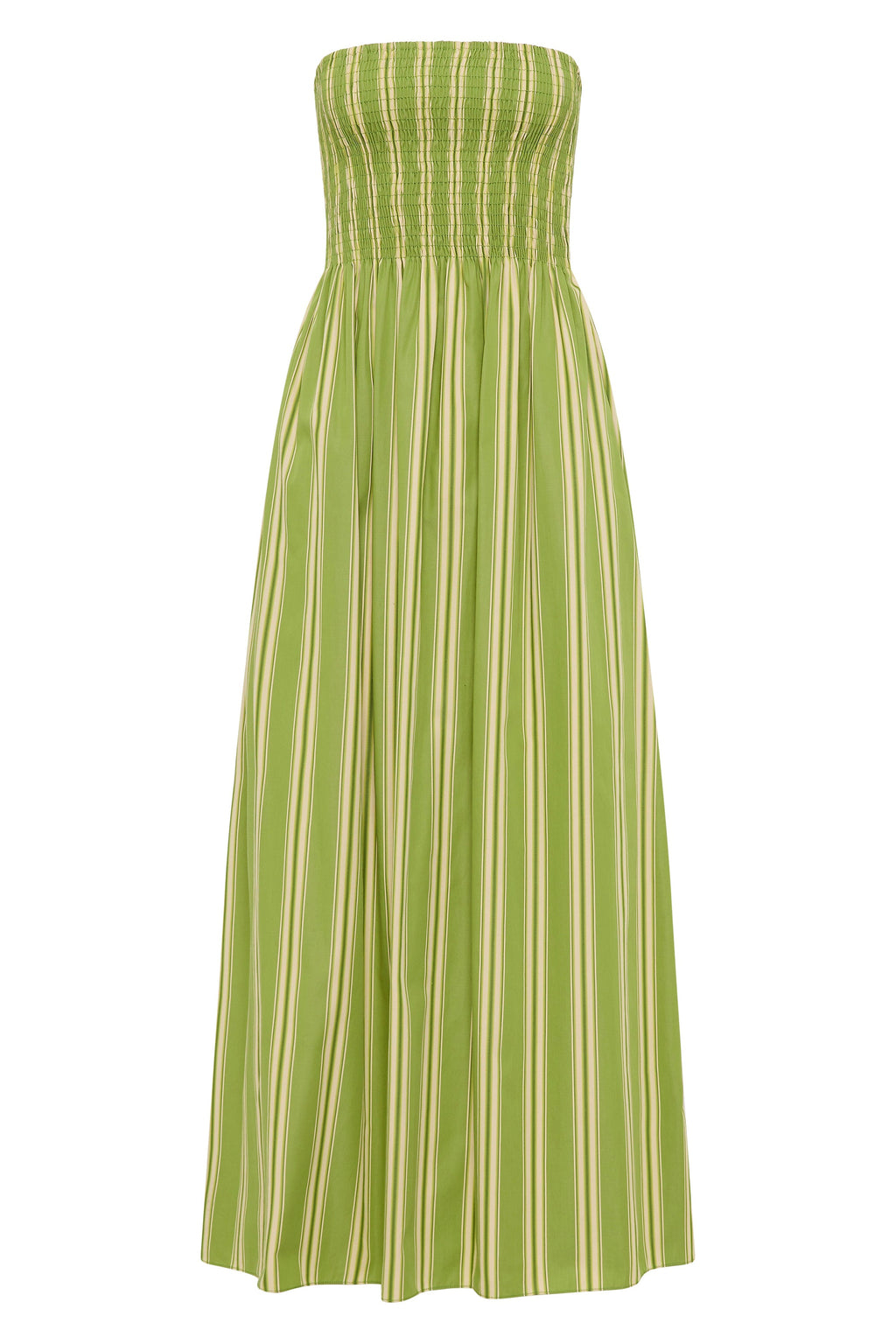 Jamie Midi Dress Ombre Stripe Juniper - Final Sale