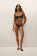 Maya Bikini Top Cedar