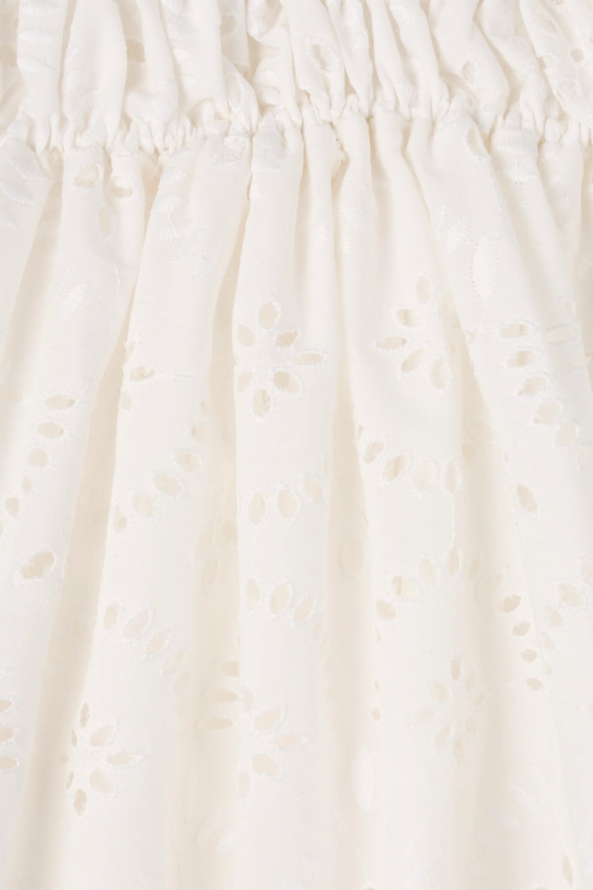 Etta Maxi Dress Bianca Broderie White