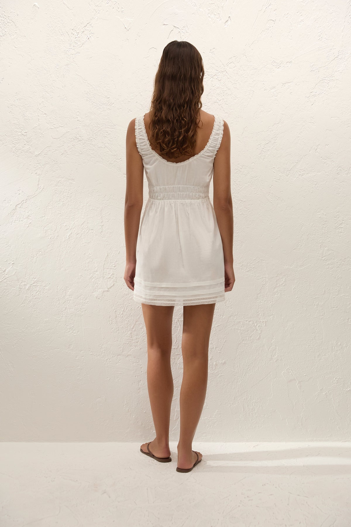 Juliet Mini Dress White - Final Sale
