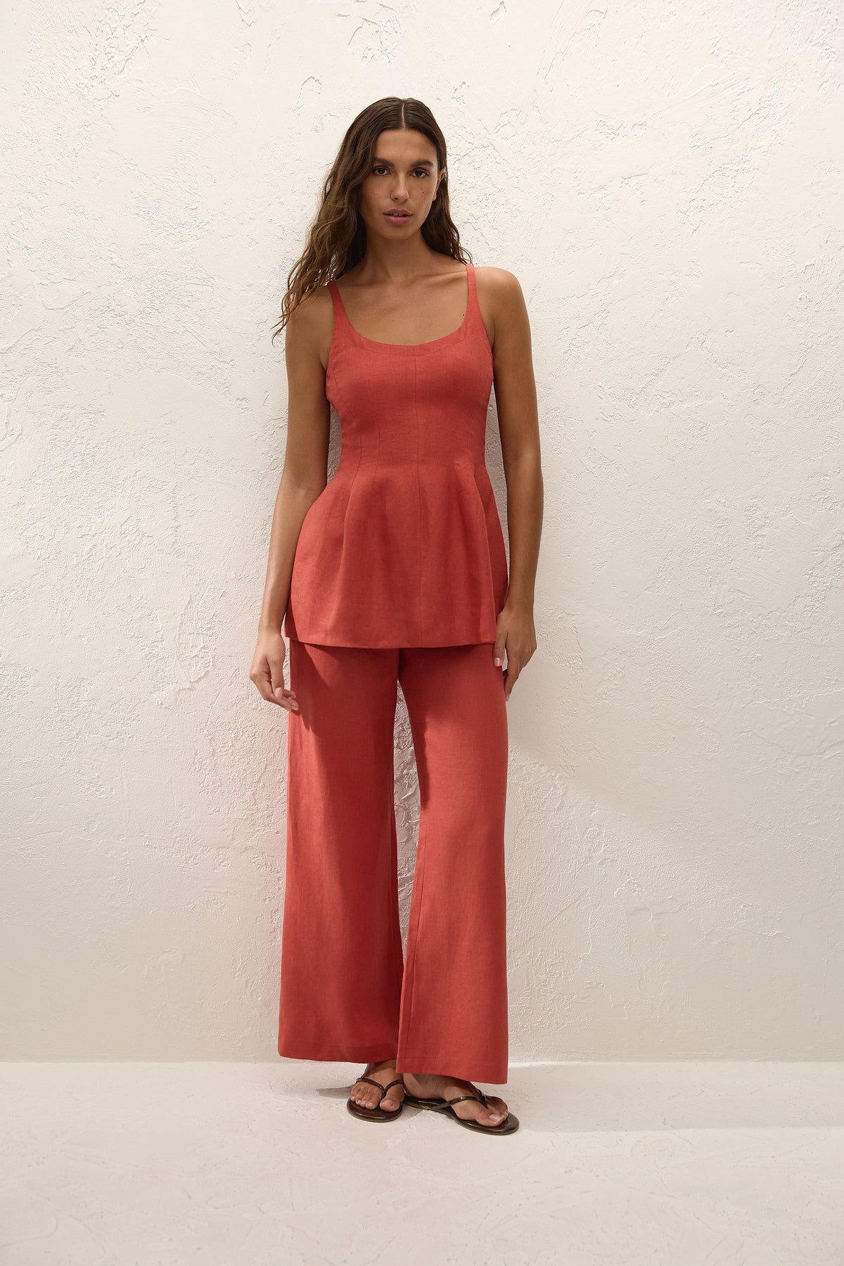 Syna Pant Dusty Tomato - Final Sale