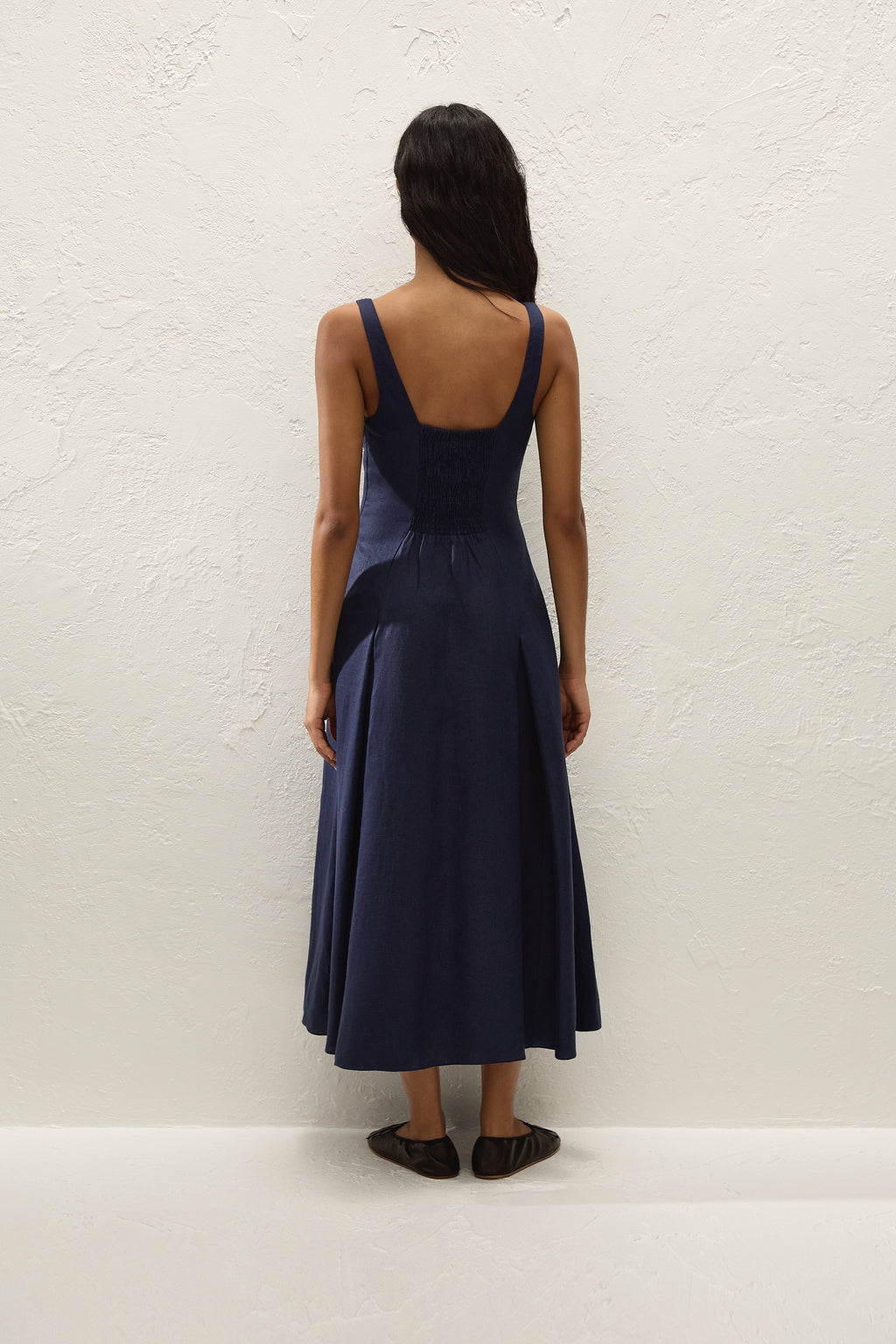 Adalee Midi Dress Navy