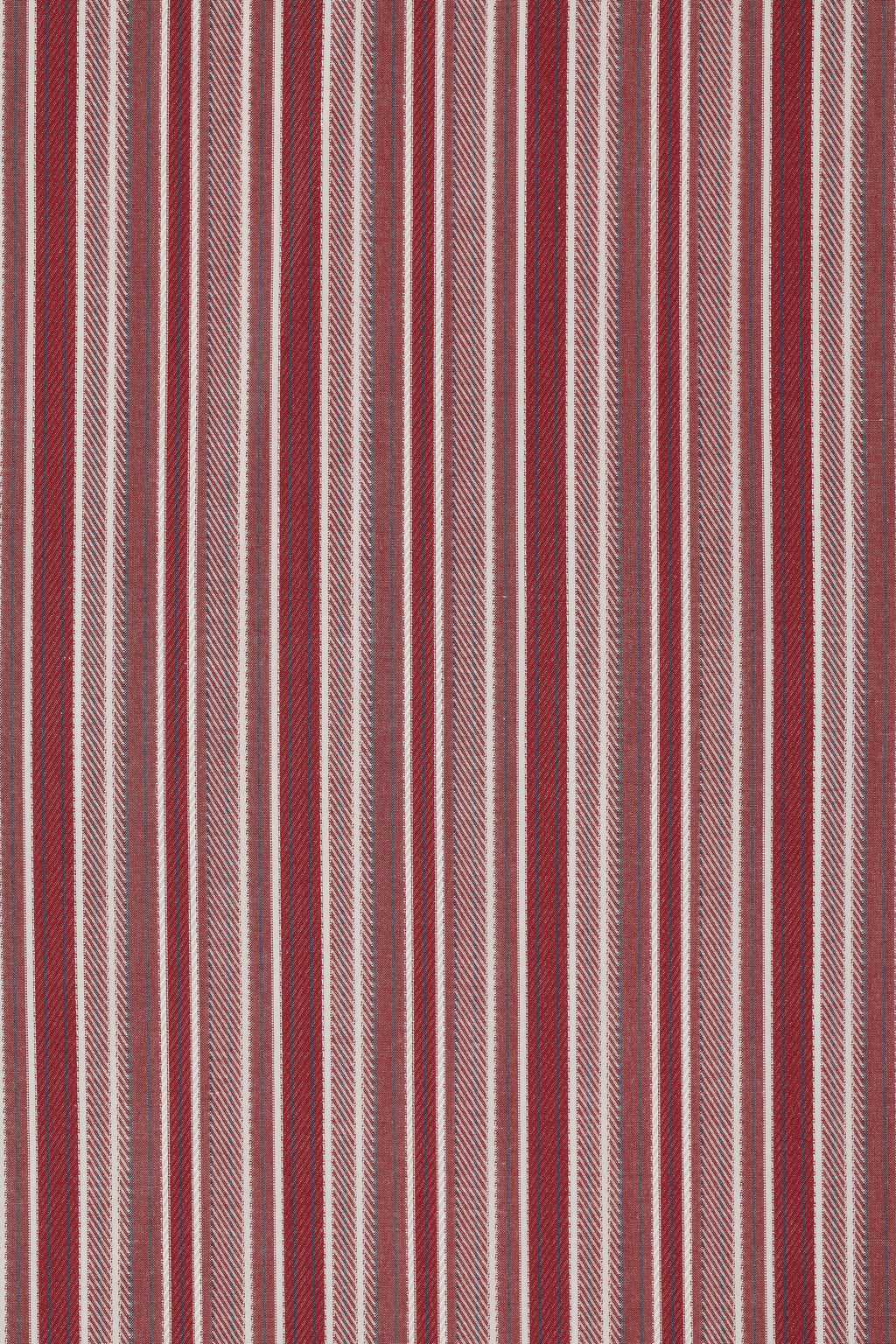 En Vau Oversized Shirt Burgundy Stripe - Final Sale