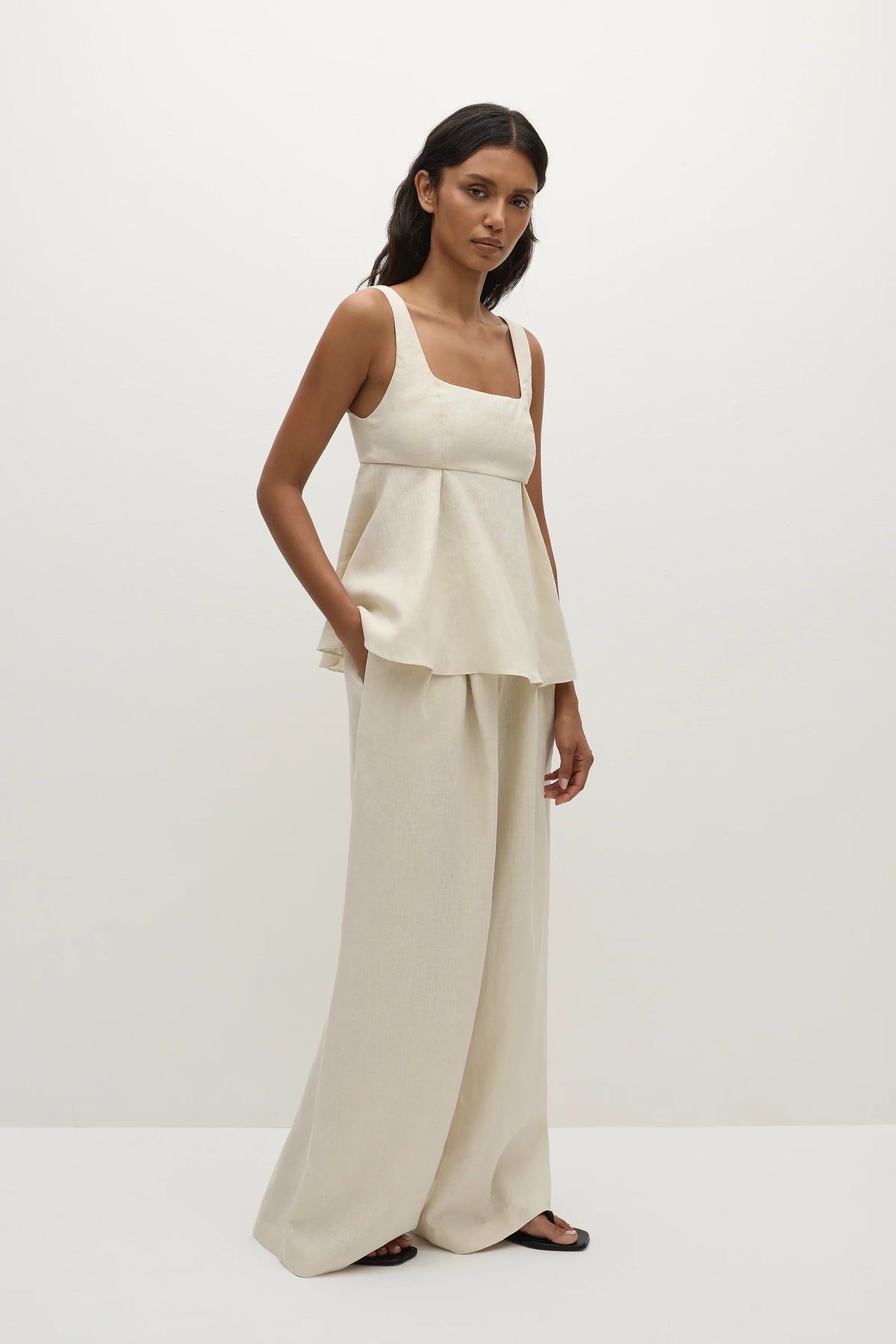 Ellie Top Ecru - Final Sale
