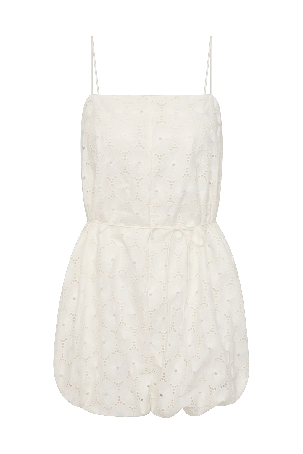 Rosella Playsuit Dolce Broderie White